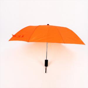 Quality Orange Collapsible Golf Umbrella , Lady Fashion Windproof 2 Fold Umbrella for sale