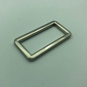 Quality Silver Custom Metal Backpack Strap Adjuster Nickle Chrome Free for sale