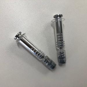 Quality 1.0ml CBD THC Oil Glass Syringe for sale