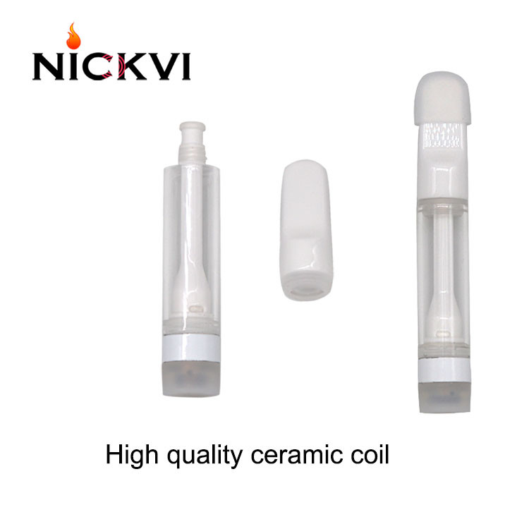 Quality C1 1.5mm Glass Chamber Atomizer Vape Disposable Cartridges Empty Thin Oil for sale
