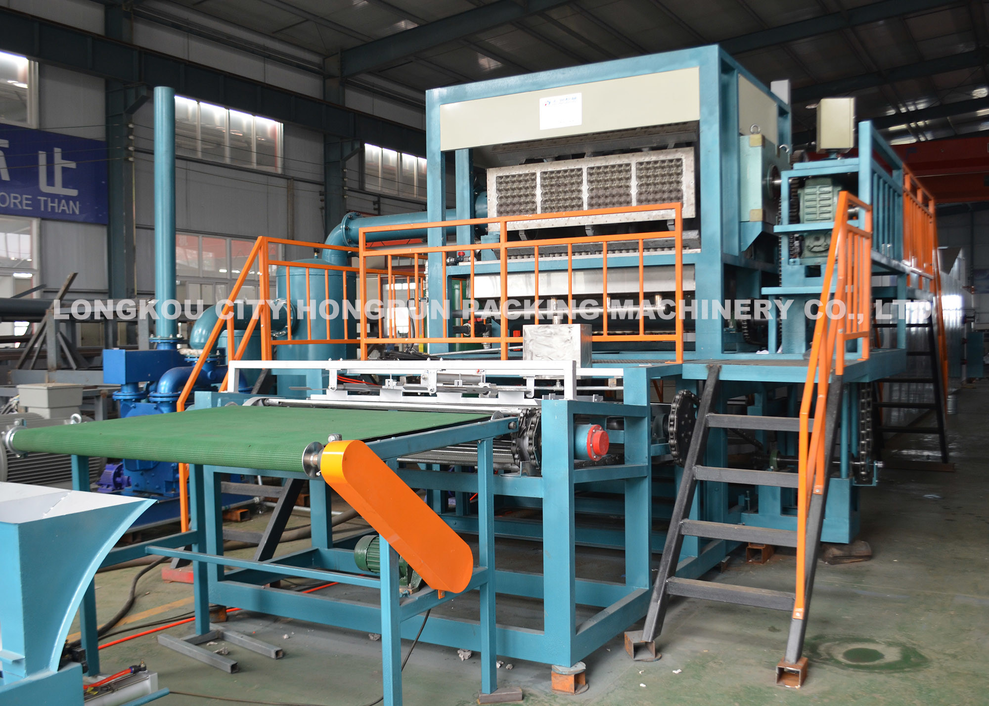 4000pcs/hr Pulp Moulding Egg Tray Machine , Fully Automatic Egg Tray Machine