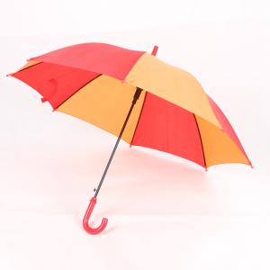 Quality Red And Orange Small Kids Rain Umbrella 19 Inch Zinc Plating Safe Frame for sale