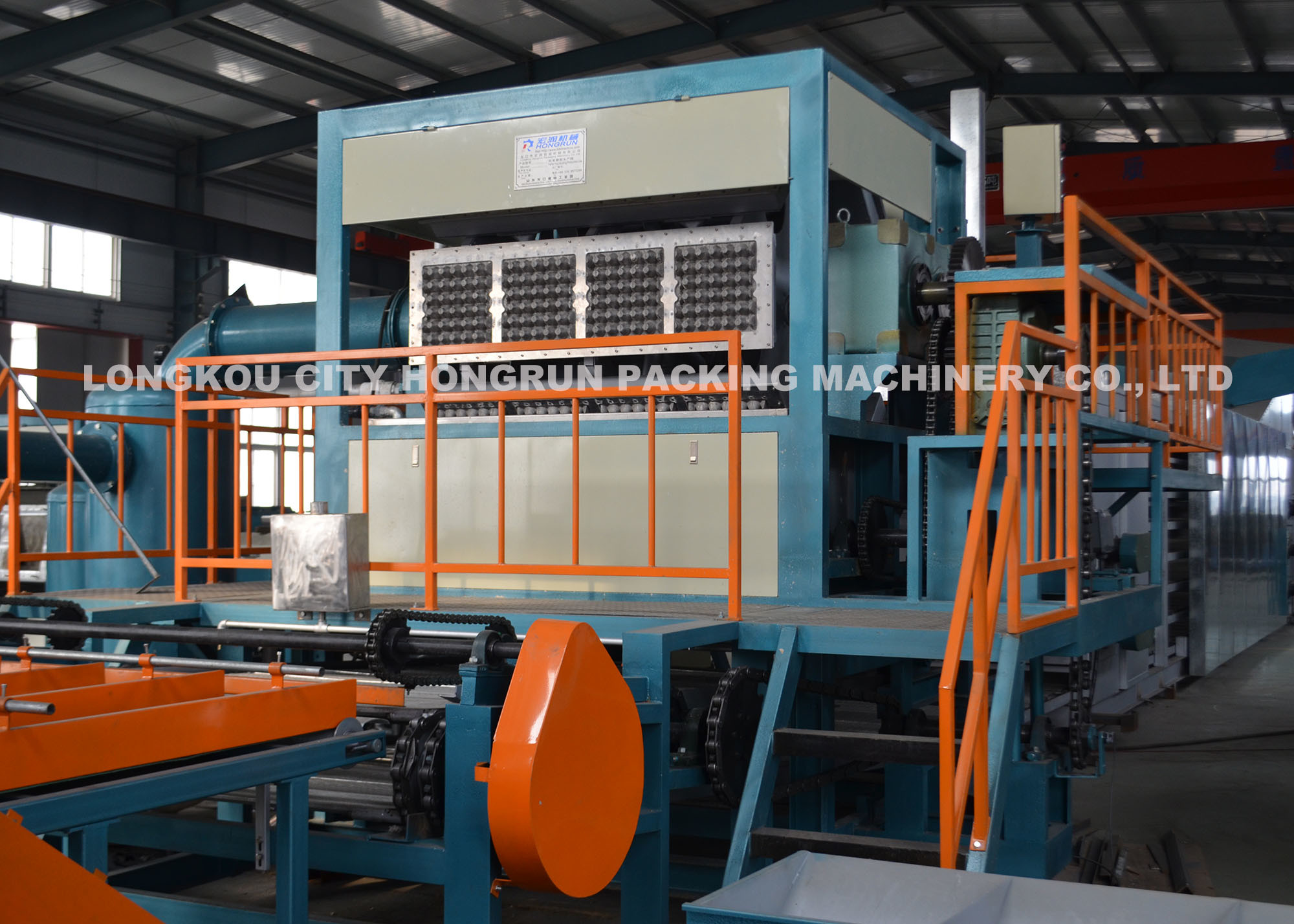 Quality 4000pcs/hr Pulp Moulding Egg Tray Machine , Fully Automatic Egg Tray Machine for sale