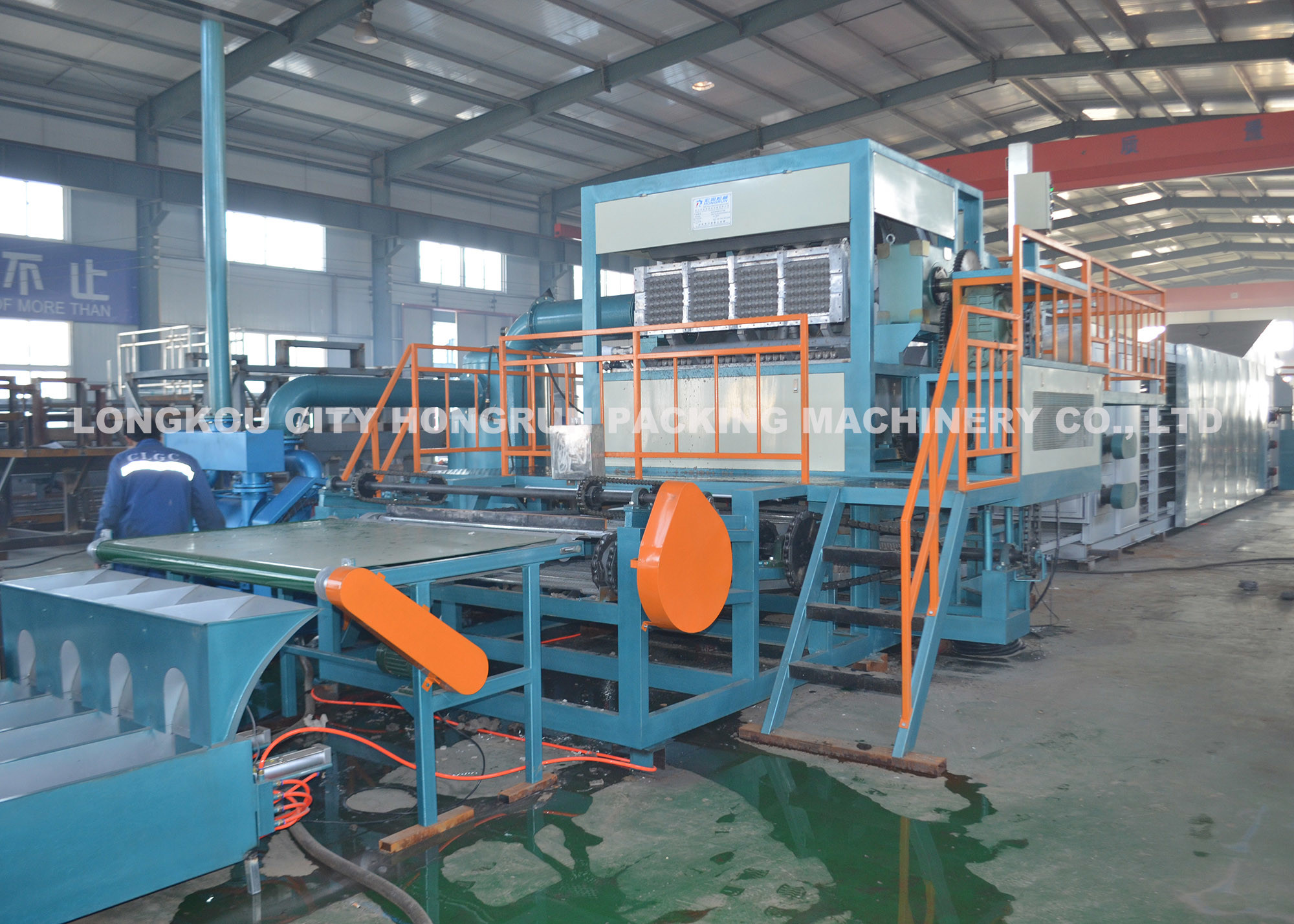 Quality 4000pcs/hr Pulp Moulding Egg Tray Machine , Rotary Type Pulp Molding Machine for sale