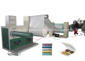Quality Foam Sheet Disposable Food Box Machine By Wind Or Water Cooling ISO9001 for sale