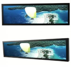 Quality Industrial Taxi Bus Stretched LCD Screen Railway Digital Signage AC100~240V 50 /60 HZ for sale