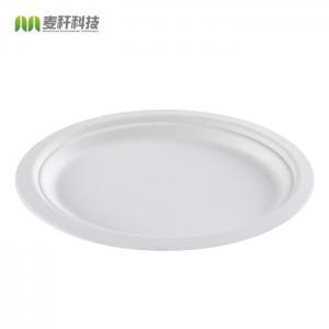 Quality wholesale biodegradable sugarcane tableware disposable bagasse compostable paper 10 inch plates manufacturer for sale