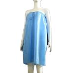 Blue Nonwoven Disposable Spa Wear Massage Ladies Kimono Robe