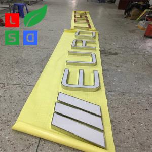 China Depth 1.5cm-6cm LED Channel Letters Outdoor Illuminated Signs For Shop Logo on sale