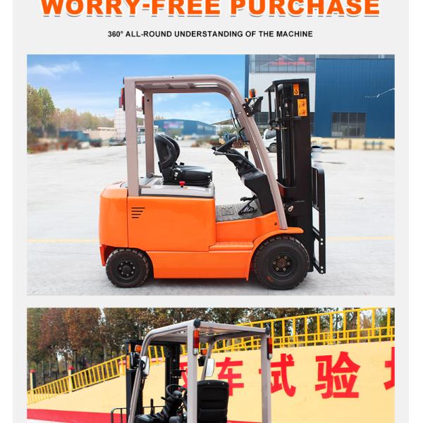 Fast Delivery Electric Forklift 2 Tons Lifting 3m Pallet Cargo Warehouse Montacargas Electrico