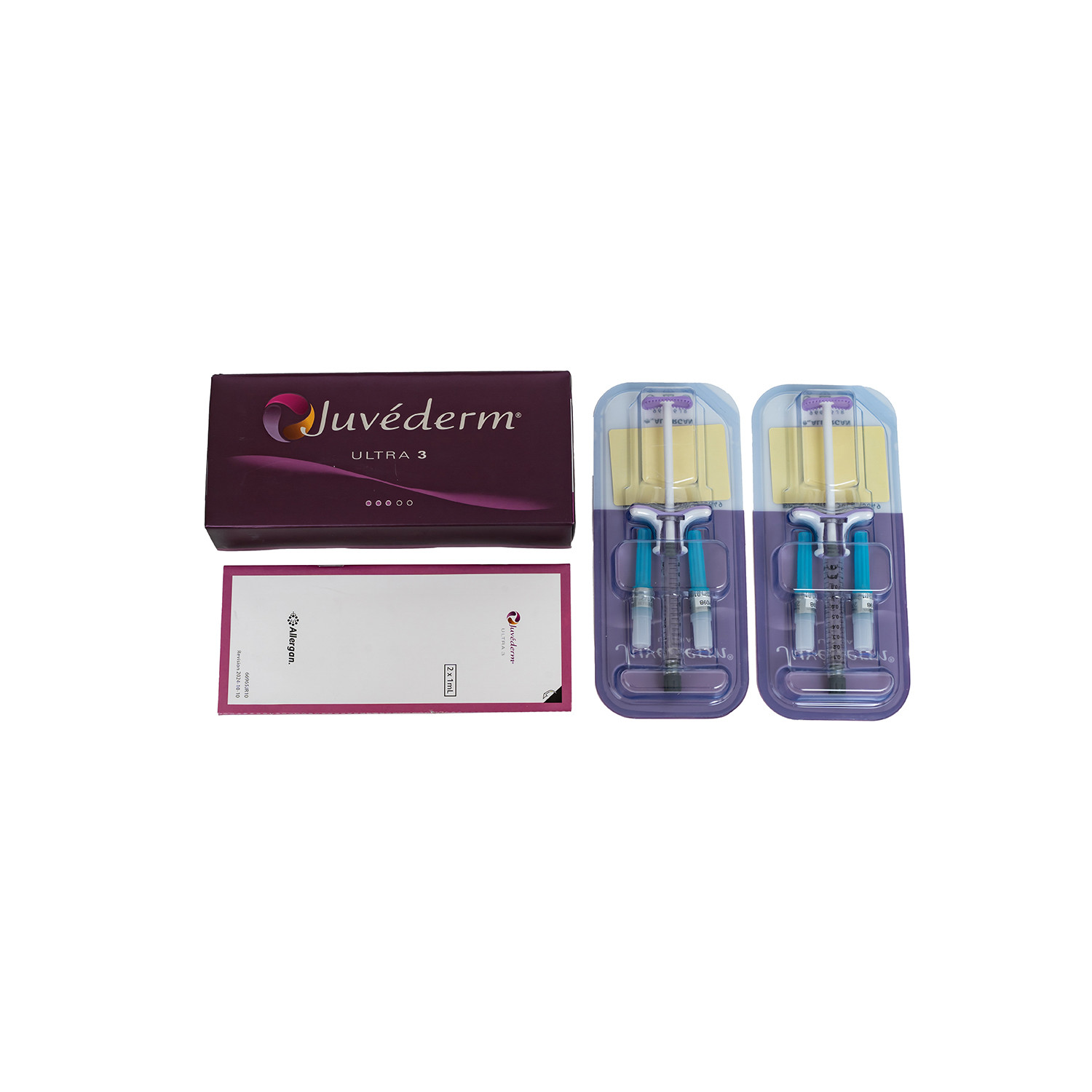 Juvederm Ultra3 Injectable Hyaluronic Acid For Lip Filler Dermal 2x1ml