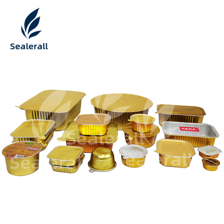 Aluminum Foil Bowl Stainless Steel Tray Sealing Machine Automatic Tray Sealer