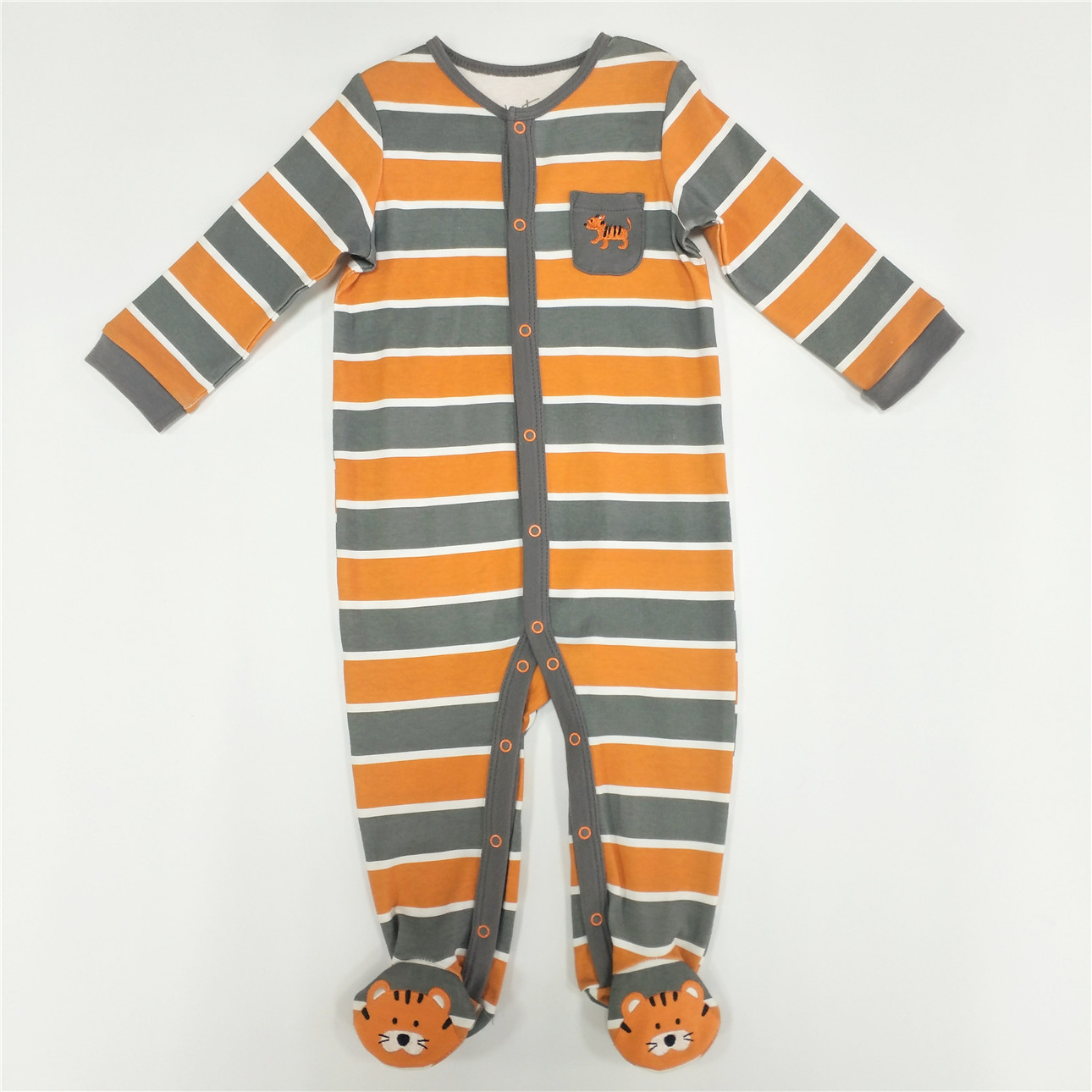 Zipper Closure Baby Clothing Bodysuit Rompers for Infants Toddlers in Winter