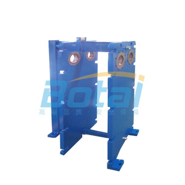 Removable plate heat exchanger with high heat transfer coefficient