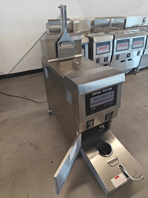 Quick Heating 304SUS 13.5kw Auto Lift Advanced Technology Electric Commercial Chips Open Fryer