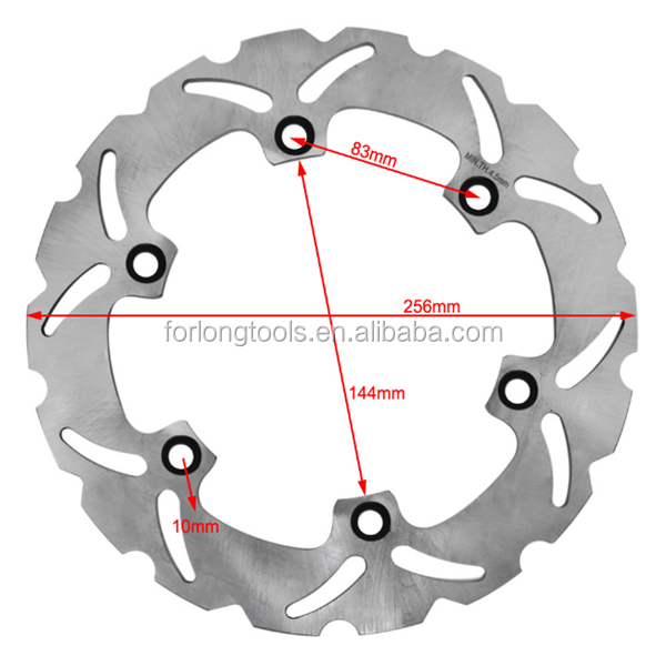Titanium 256MM Brake Disc Rotor Replacement Specially Designed for Honda XLV VARADERO 1000 XLV VARADERO ABS 1000 Motorcycle Parts