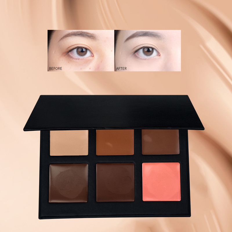 Bronzer Palette 6C Colors Face Makeup 2.5g Highlight Make Up Palette