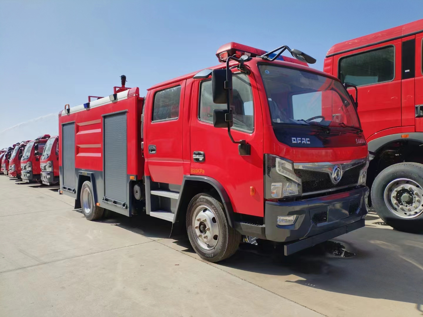 Small Fire Trucks Have Electric Drive Capability