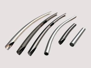 Quality Industrial Bending Round Angle Tube , Cnc Aluminium Extrusion Custom Length for sale