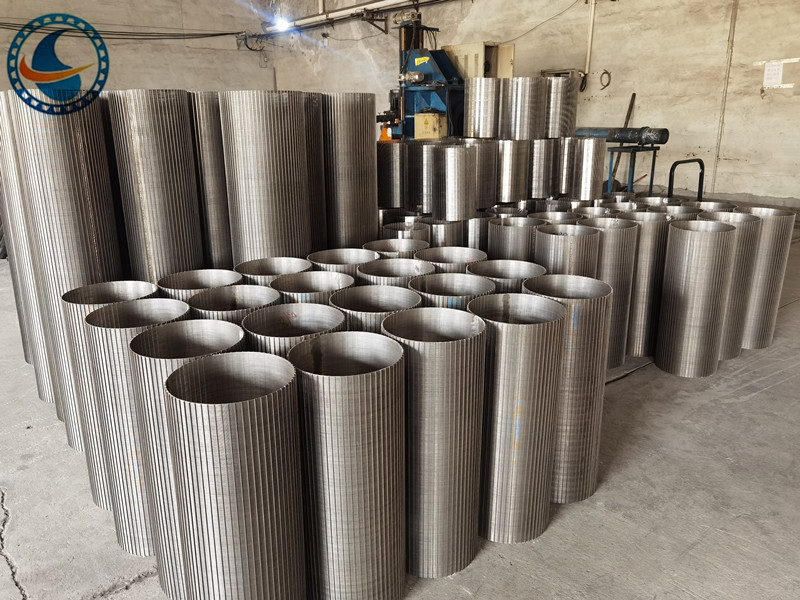 Automatic Cleaning Profile Wire Screen Wedge Cylinder Stainless Steel 304
