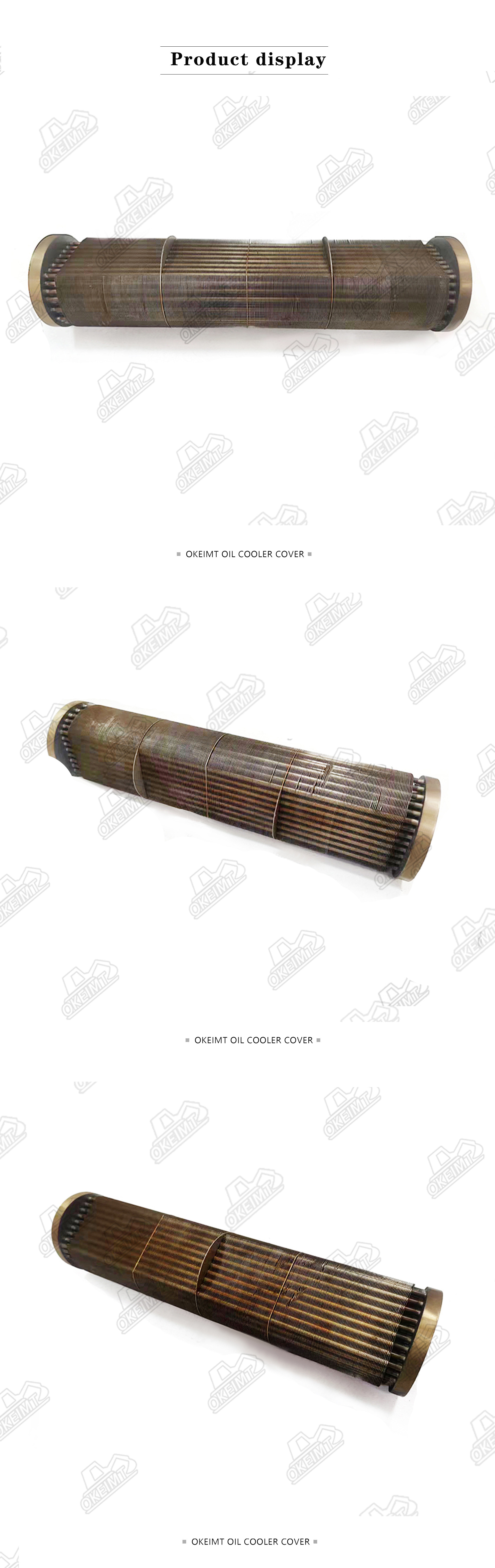 OKEIMT Factory Outlet NTA855 Engine Diesel Oil Cooler 218754 208149 For Excavator