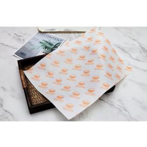 Quality Plain Eco Food Wrapping Paper 35gsm Oilproof 12x12 Sandwich Wrap for sale