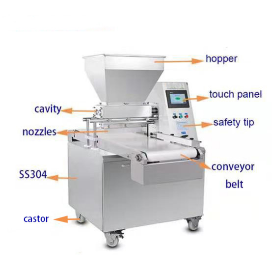 Macarons Cookies Biscuit Making Filling Machine Line Snack Machines Baking Equipment