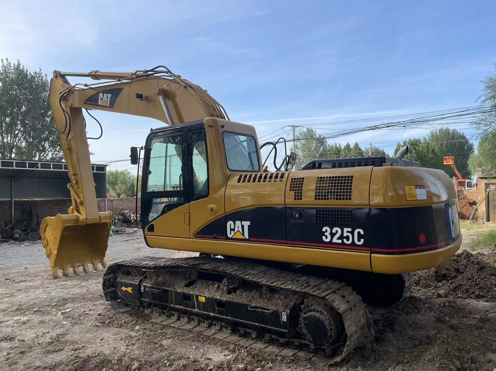 Hydraulic Used Crawler 25 Ton Digger Moving Cat 325C Heavy Excavator Machine