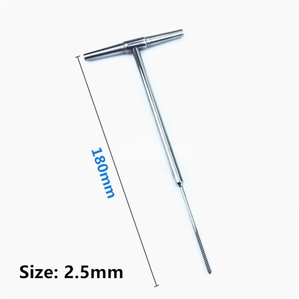 Orthopedic Tapping Device Bone Tap with T Handle Stainless Steel Veterinary Orthopedics Instrument
