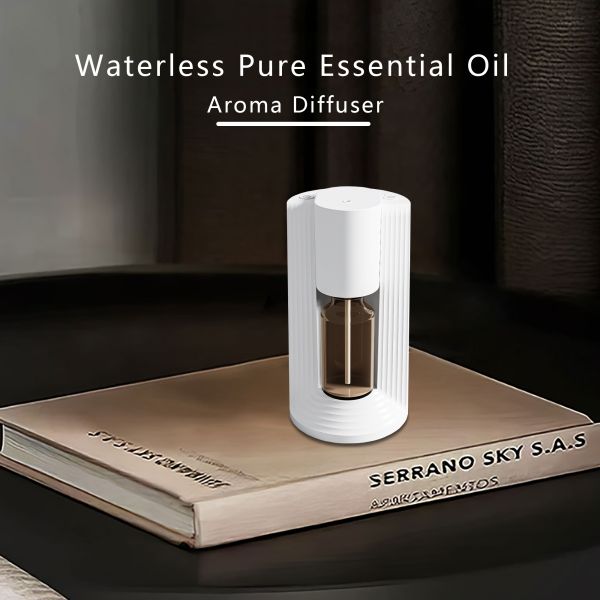 PP POM Car Aroma Diffuser 2000MAh Battery Silent Diffuser For Essential Oils