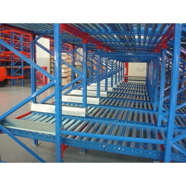 Industrial Warehouse Flow Racks , Carton Flow Racking Systems For Live Dynamic Storage