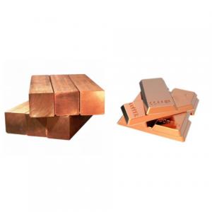 China Metal Scraps High Purity Copper Ingots For Industry Lightning Rod on sale