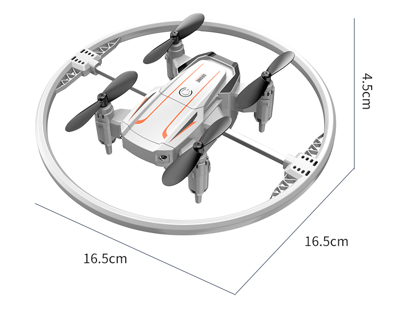 Led Stunt Rc Drone Colorful Light Rotation Uav Quadrocopter Remote Control Distance of About 100m Perfect Gift for Kids
