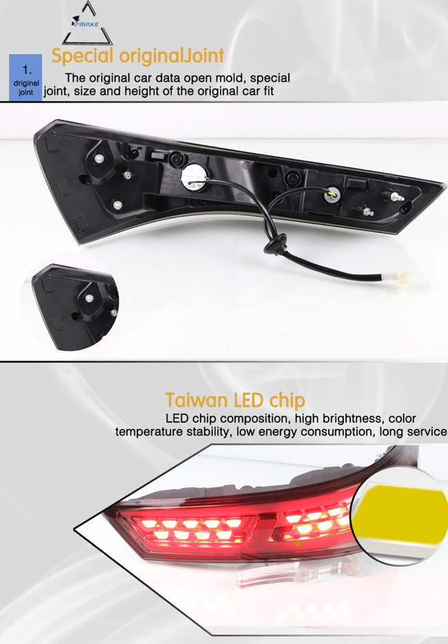 Bumper Car Tail Light Baojun 530 Captiva Led Tail Light Drl Taillamp