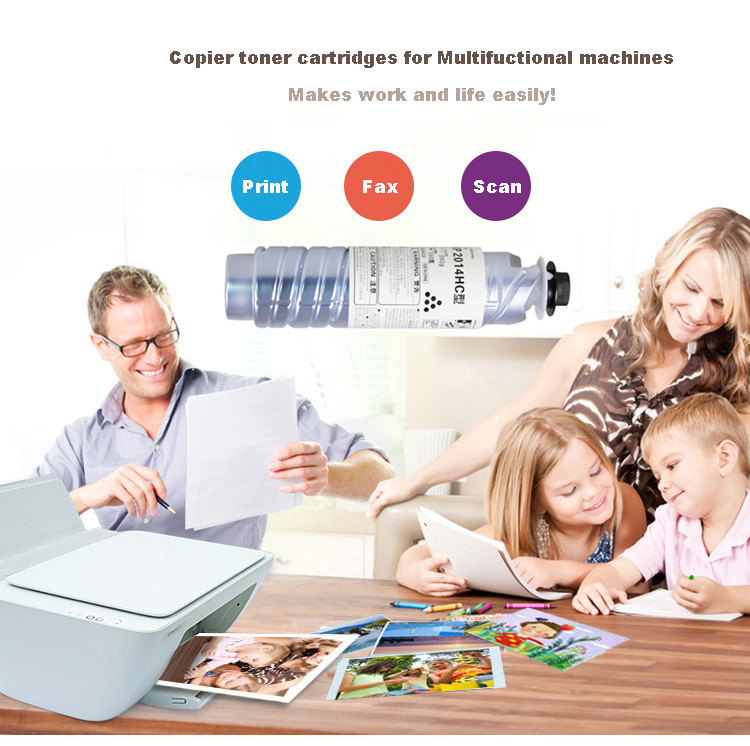 Empty 2014HS Ricoh Toner Cartridge For Ricoh copier MP2014 , 2014D , 2014AD