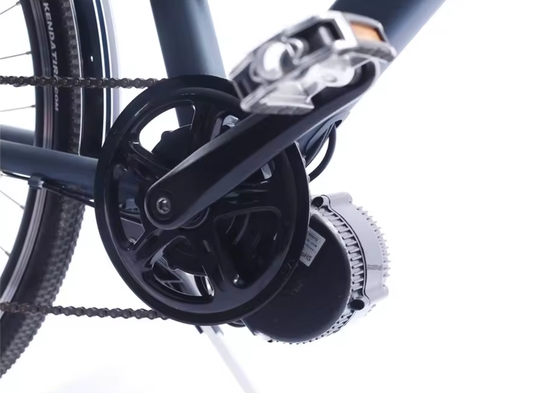 700C 250W Mid Drive Electric Bike 10.4Ah Lithium Battery Electric Bicycles For Adults