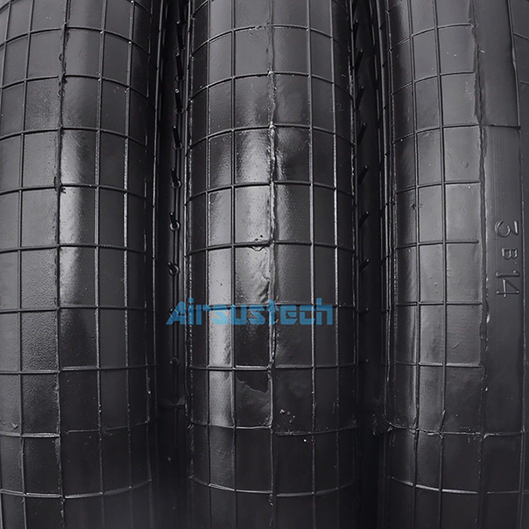 Goodyear Helper Airbag 3b14-374 Triple Convoluted Rubber 57893237400000 Cylinder Bellows