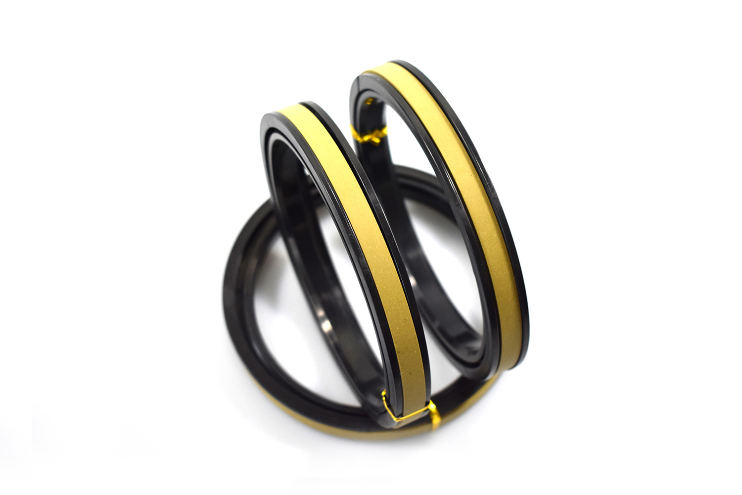 Brown PTFE Bronze NBR POM Ring SPGW Back Up Ring For Excavator Hydraulic Cylinders