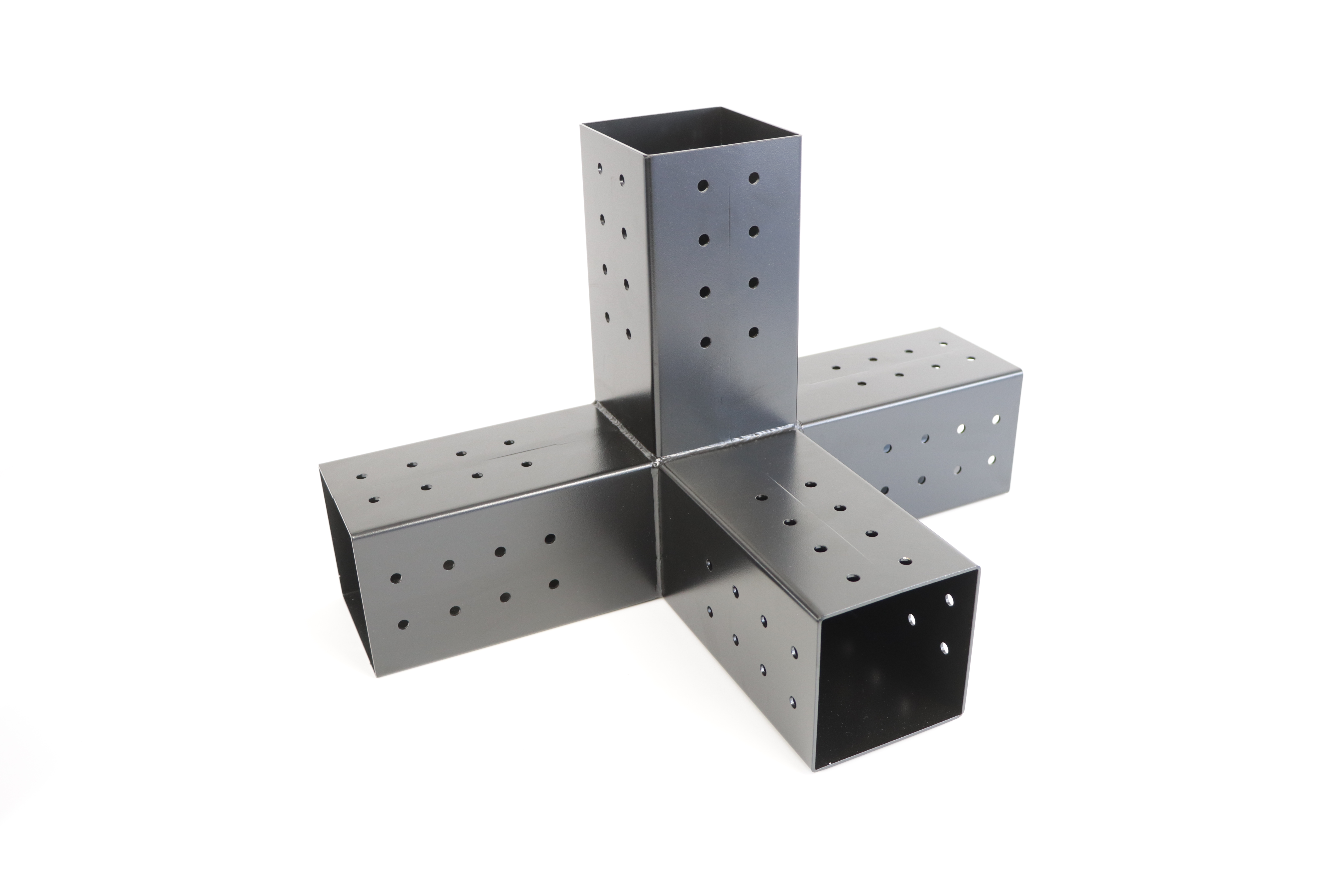 4*4 Wood Post Base Pergola Brackets Kits with Steel Q235B and Electrophoretic Coating