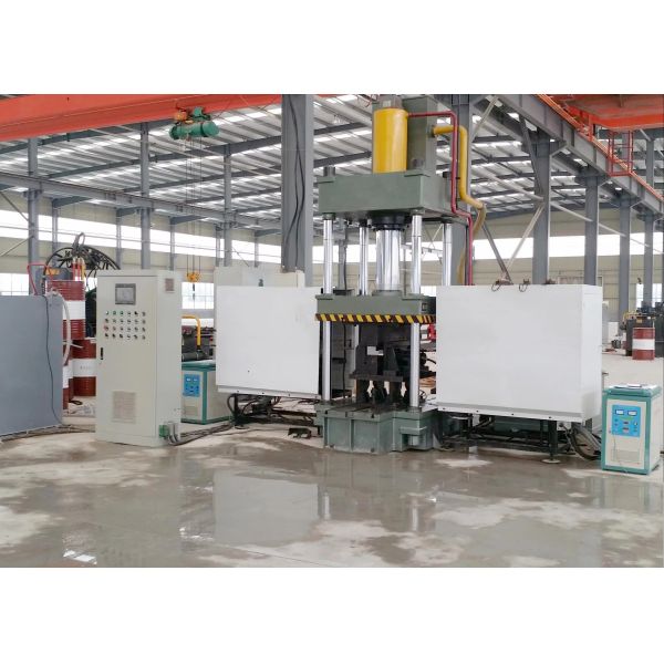 CNC Angle Line Machine With Oil Tank Pressure 3150kN For Thermal Bending Of Angle Steel Flat Metal