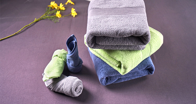 Super Soft Hotel Face Towel Home Plain Dyed Compressed Size 16s Spiral Towel