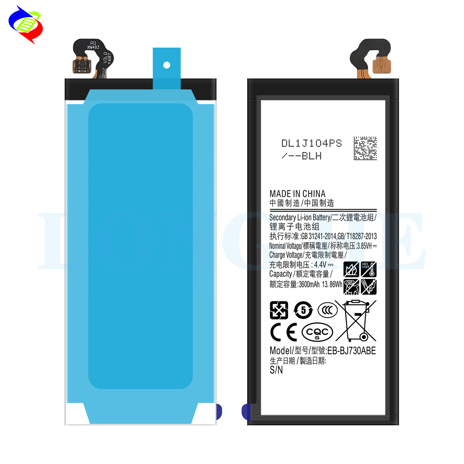 EB-BJ730ABE 3600mAh Battery for Samsung J730 J7 2017 Pro Mobile Phone High Capacity