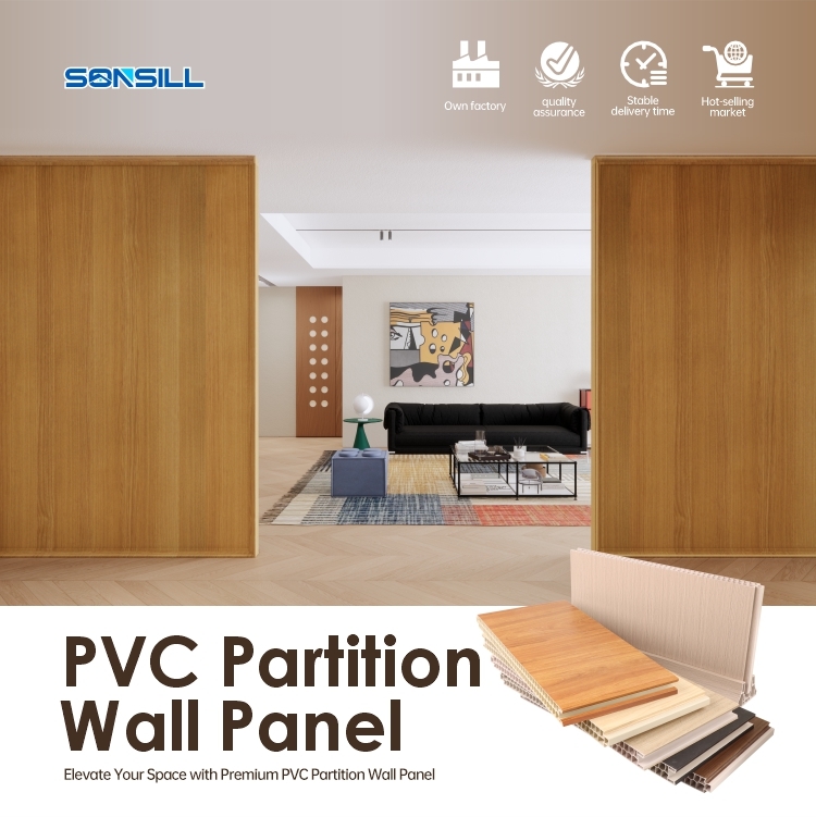 Quick Install Waterproof PVC Interior Partition Panel for Residential Interiors Partition Walls