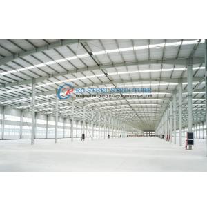 Quality Lightweight Prefab Steel Structure Warehouse Buildings With Coating Cycle Extension for sale