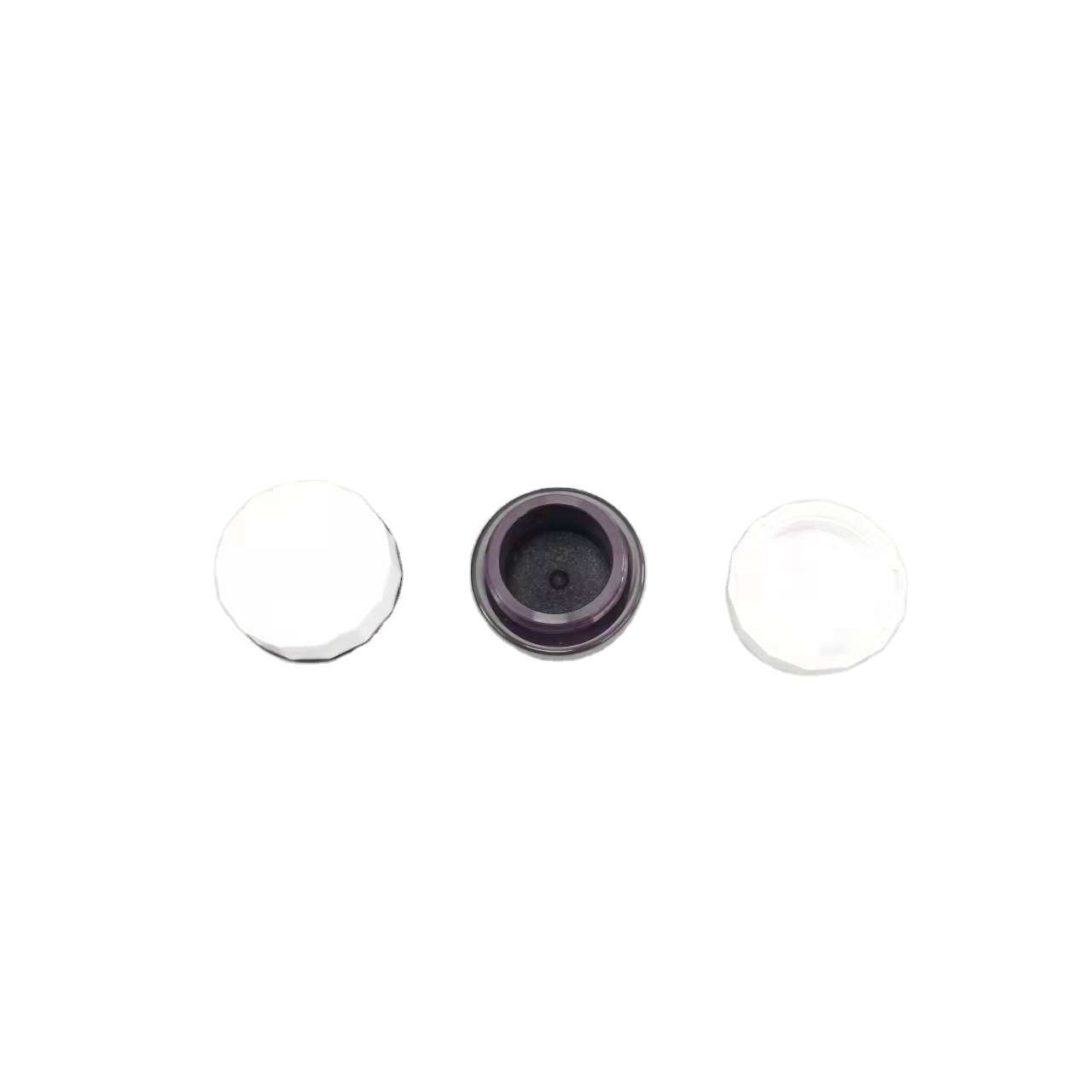 Silk-screen Printing 5g 10ml 10g 15ml 30g 1oz Plastic PP Empty Black Nail UV Gel Jars