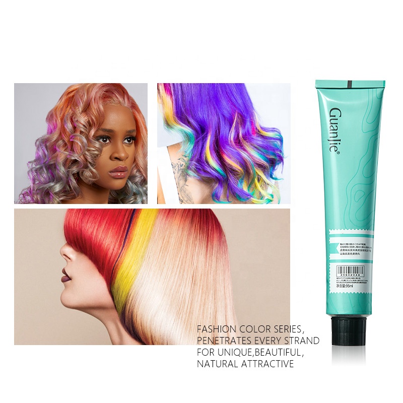 Professional Cream Hair Color for Salon Treatment Milbon System Low Ammonia Product