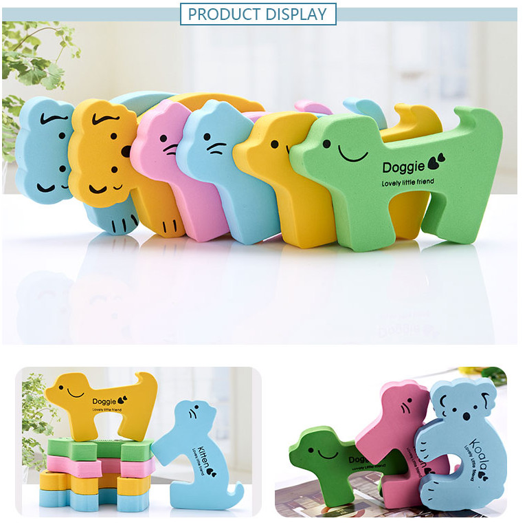Soft Baby Safety Door Stopper Child Pinch Guard Safety Color Stick