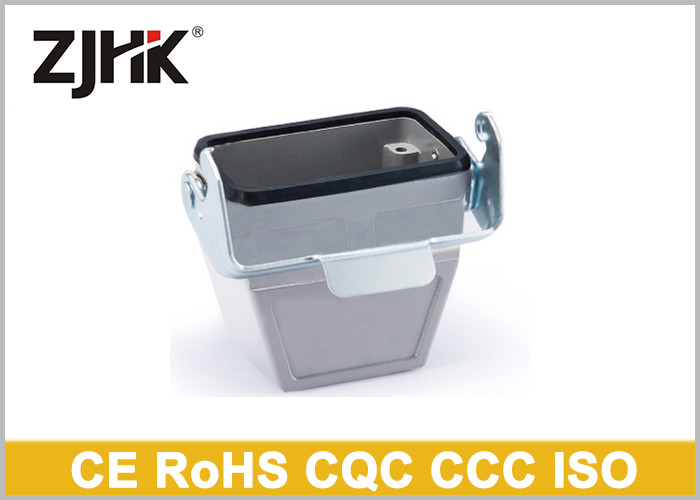 Powder Coated Male Female Plug Industrial Rectangular Connectors / Waterproof Electrical Connector