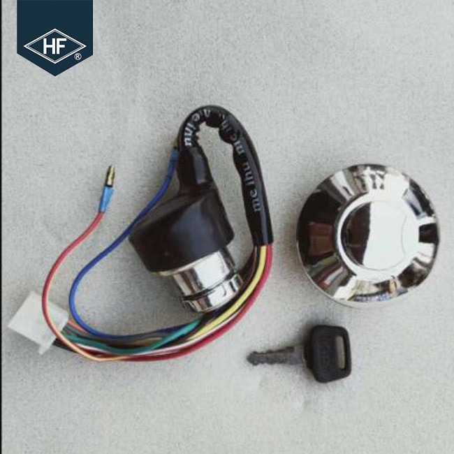 AX100 Other Motorcycle Parts Aluminum Tank Cover Lock Sets Metal Material