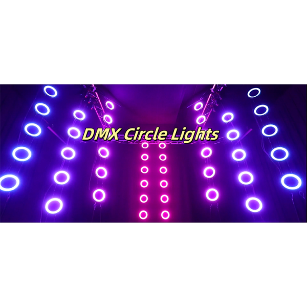 Stage Lighting 700mm Artnet DMX RGB RGBW LED Video Programmable Pixel Ring Light
